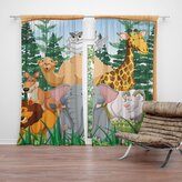 Závěs Zoo: 2ks 140x250cm