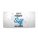 Ručník 100% nejlepší šéf na světě: 50x100 cm