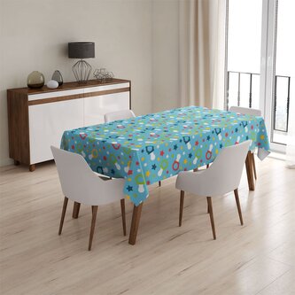 Ubrus Dudlíky a hvězdy: 90x90 cm
