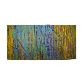 Ručník Dřevěná abstrakce: 70x140 cm