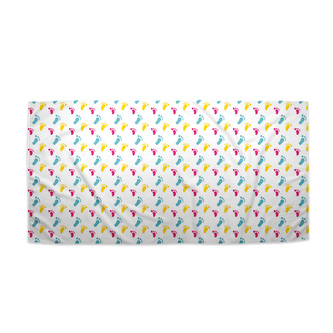 Ručník Obtisk nožiček: 50x100 cm