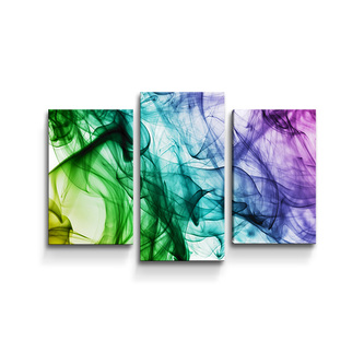Obraz - 3-dílný Barevný efekt: 75x50 cm