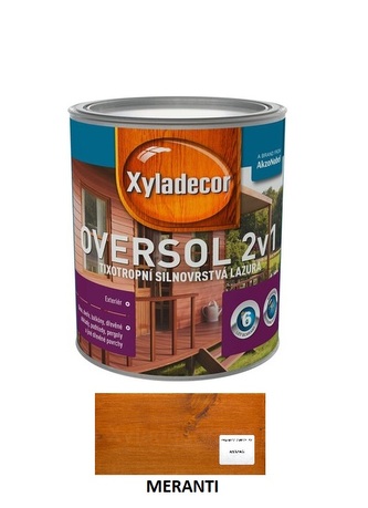 Xyladecor Oversol 2v1 0,75l Meranti