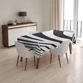 Ubrus Vzor zebry: 130x130 cm