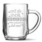 Půllitr Když Bůh stvořil bráchy: 0,5