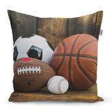 Polštář Sportovní míče: 40x40 cm