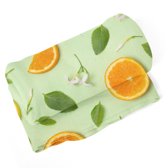 Deka Citrus a květ: 190x140 cm