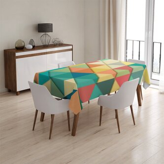 Ubrus Trojúhelníky: 90x90 cm