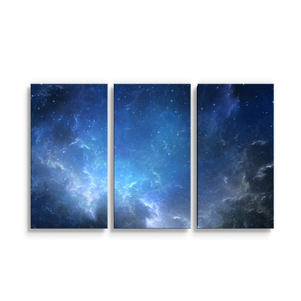 Obraz - 3-dílný Hvězdné nebe: 120x80 cm