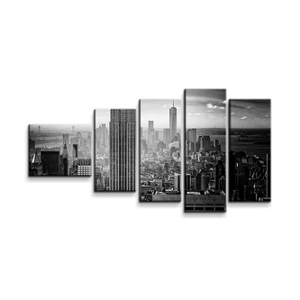 Obraz - 5-dílný Manhattan: 100x60 cm Obraz - 5-dílný Manhattan: 100x60 cm