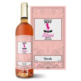 Růžové víno Nesnáším být sexy, ale jsem šéfová: 0,75 l 
