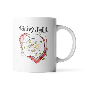Hrnek Vášnivý jedlík: 330 ml