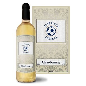 Bílé víno Fotbalová legenda: 0,75 l 