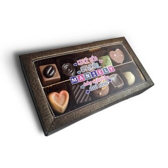 Pralinky Když Bůh stvořil manžely: 10 ks pralinek