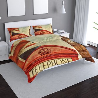 Povlečení Londýn 4: 140x200 / 90x70 Povlečení Londýn 4: 140x200 / 90x70