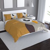 Povlečení Kreslená sova: 140x220 / 90x70