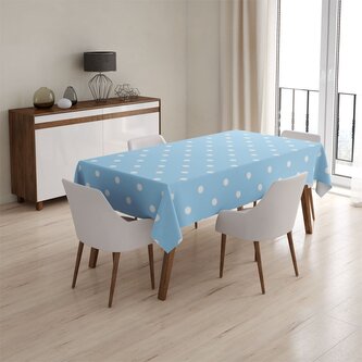 Ubrus Bílé tečky na modré: 90x90 cm Ubrus Bílé tečky na modré: 90x90 cm