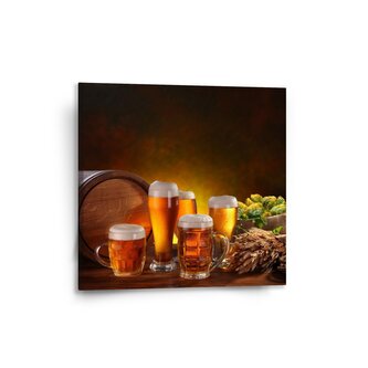 Obraz Sklenice s pivem: 50x50 cm