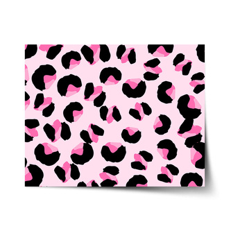 Plakát Růžový gepard: 60x40 cm