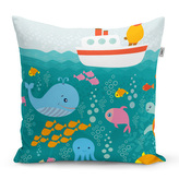 Polštář Mořský svět: 40x40 cm