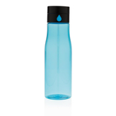 Láhev na sledování pitného režimu Aqua, 600ml,  XD Design, modrá