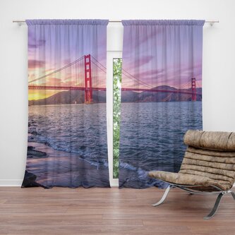 Závěs Golden Gate 5: 2ks 140x250cm