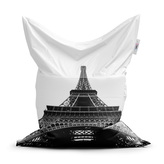 Sedací vak Eiffel Tower 4: 150x100 cm