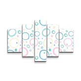 Obraz - 5-dílný Bublifuk: 125x90 cm