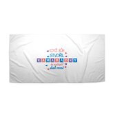 Ručník Když Bůh stvořil kamarádky: 70x140 cm