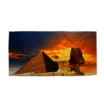Ručník Pyramidy: 50x100 cm