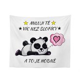 Deka Miluji tě víc než šlofíky: 150x120 cm