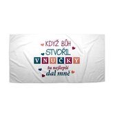 Ručník Když Bůh stvořil vnučky: 50x100 cm