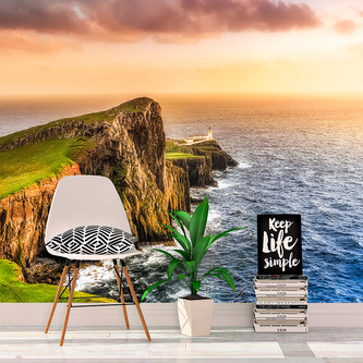 Tapeta Skalnaté pobřeží: 125x75 cm Tapeta Skalnaté pobřeží: 125x75 cm