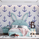 Tapeta Modré kotvy: 336x220 cm