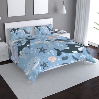 Povlečení Dětský mořský svět: 140x220 / 90x70