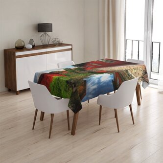 Ubrus Červený dům: 90x90 cm