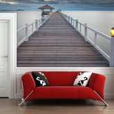 Tapeta Dřevěné molo: 125x75 cm