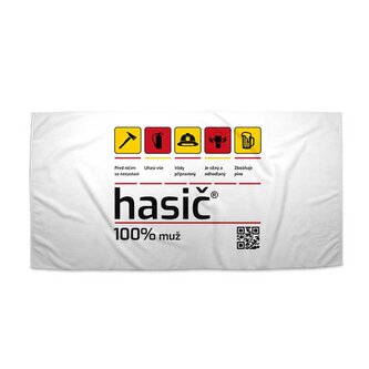 Ručník Hasič: 50x100 cm