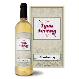 Bílé víno Tým nevěsty šíp: 0,75 l 