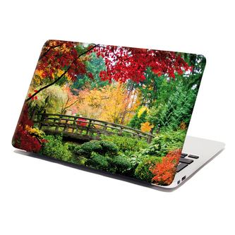Samolepka na notebook Most v parku: 38x26 cm