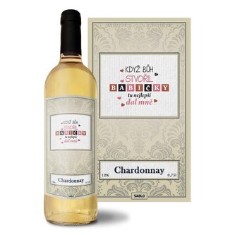 Bílé víno Když Bůh stvořil babičky: 0,75 l 