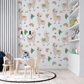 Tapeta Roztomilé lamy: 125x75 cm