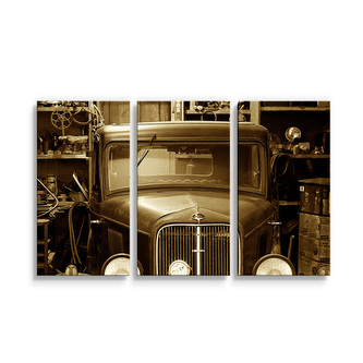 Obraz - 3-dílný Veterán: 120x80 cm
