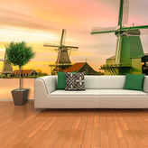 Tapeta Větrné mlýny: 336x220 cm