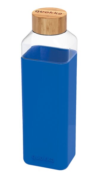 Skleněná láhev na vodu Storm, 700ml, Quokka, modrá