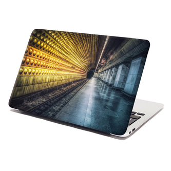 Samolepka na notebook Pražské metro: 38x26 cm