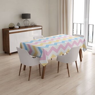 Ubrus Tříbarevné klikyháky: 145x240 cm