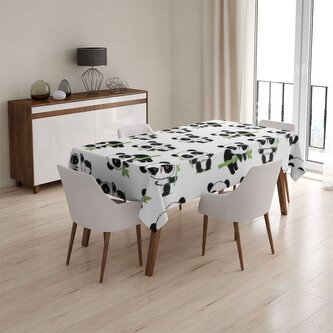 Ubrus Pandy s větvičkou: 130x130 cm