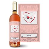 Růžové víno Puzzle love: 0,75 l 
