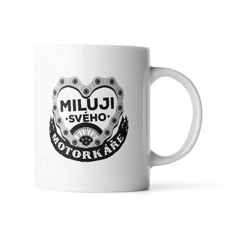 Hrnek Miluji svého motorkáře: 330 ml